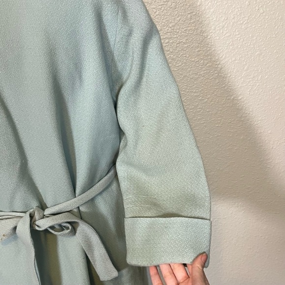 Vintage Karam New York Robe Womens 14 Floral Pockets Cottagecore 1970s - Picture 11 of 13